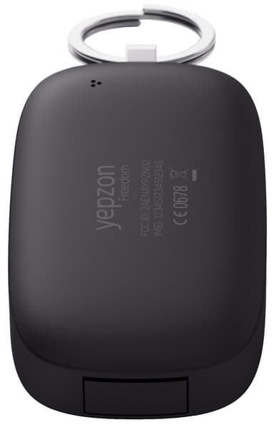 Yepzon Freedom GPS-sporer og alarm (sort)
