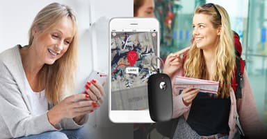 Yepzon Freedom GPS-sporer og alarm (sort)