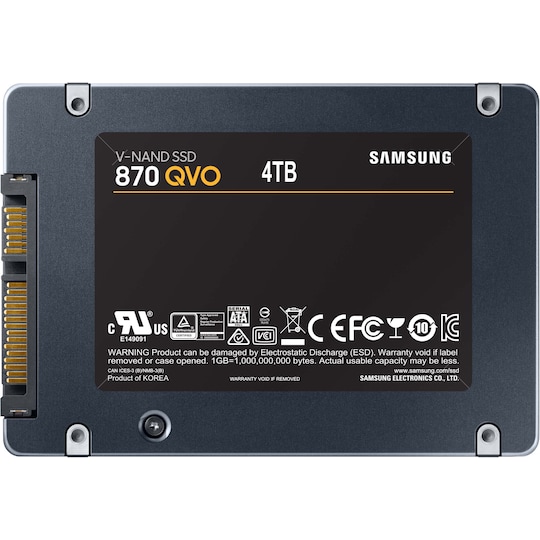 Samsung 870 QVO intern SATA 2,5" SSD (4 TB)