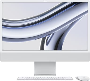 iMac 24" M3 2023 8/10/256 (sølv)