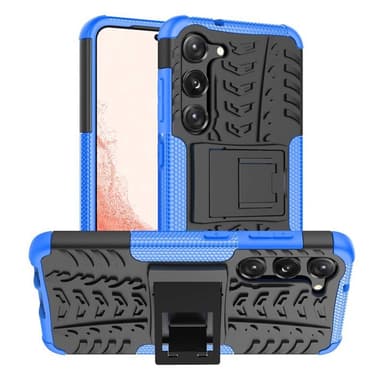 Stødbestandigt cover med stativ Samsung Galaxy S23 FE - Blå