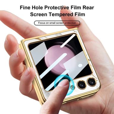 Elk Glass Case Samsung Galaxy Z Flip 5 - Lilla