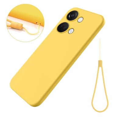 Liquid silikone cover OnePlus Nord 3 5G - Gul