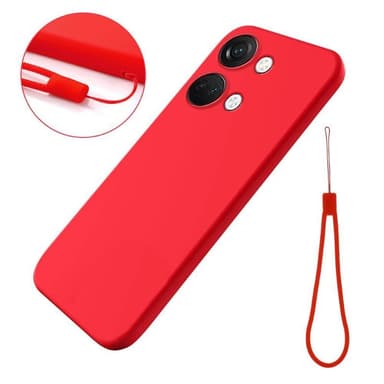 Liquid silikone cover OnePlus Nord 3 5G - Rød