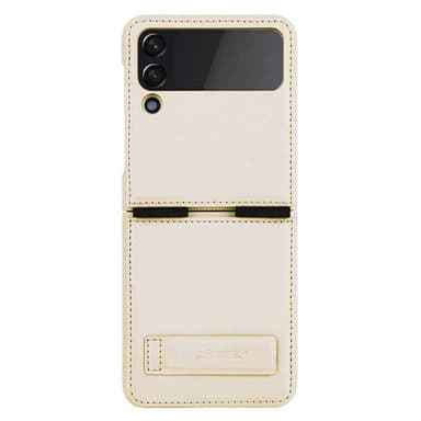 Nillkin Qin vegansk Læder Cover Samsung Galaxy Z Flip 5 - Guld