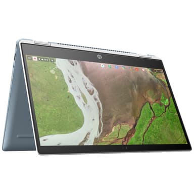 HP Chromebook x360 14-da0000no 14" 2-i-1 (hvid/grå)