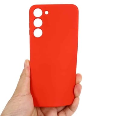 Liquid silikone cover Samsung Galaxy S23 FE - Rød
