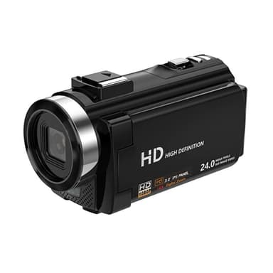 Digitalkamera 24MP 1080P, 16x zoom, smil capture, ansigtsgenkendelse