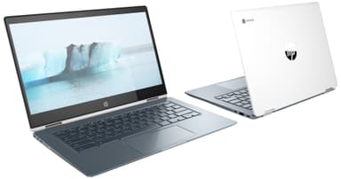 HP Chromebook x360 14-da0000no 14" 2-i-1 (hvid/grå)