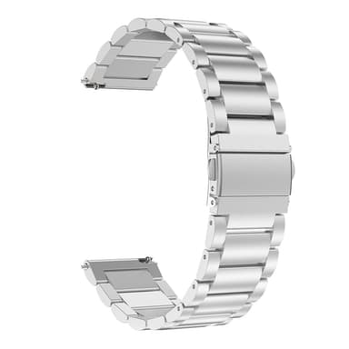 INF Urremme i rustfrit stål til 22 mm/46 mm Huawei Watch GT4 45 mm/Watch 4 Pro Sølv