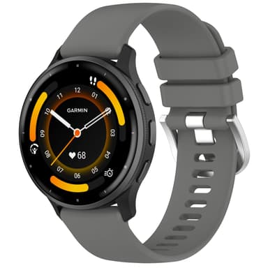 18 mm urrem til Garmin Venu 3S/Forerunner 265S/255S/255S Music/Vivomove 3S Grå