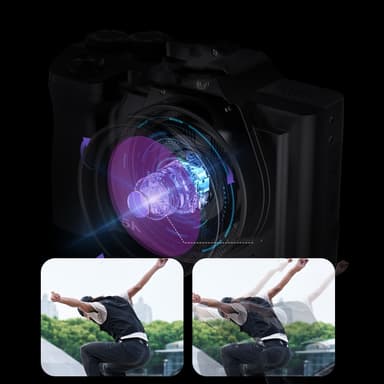 Digitalkamera 4K, 48MP, CMOS, 16x zoom, selvudløser