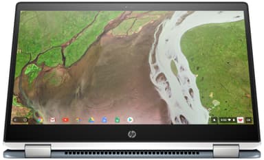 HP Chromebook x360 14-da0000no 14" 2-i-1 (hvid/grå)