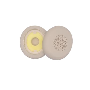 Komfortable ørepuder i proteinlæder til Jabra Evolve2 75 Wireless Sort