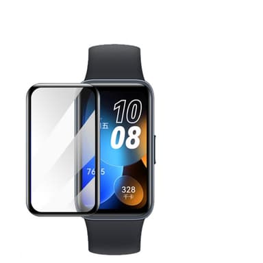 3D buet blød fuldskærmsfilm, kompatibel med Huawei Band 8 Gennemsigtig
