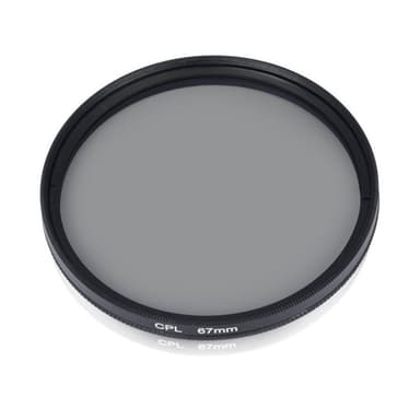 9-pak kamerafiltersæt med UV CPL FLD-filter Sort 58mm