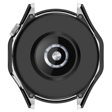 Smart urkasse med skærmbeskytter til Huawei Watch GT 4 Sort 46mm 1