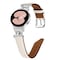 Rhinestone Silver M-Type Link-urrem til Samsung Galaxy Watch 4/5/6-serien Hvid