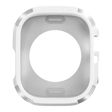 Beskyttende silikone etui til Apple Watch Series 8 (49 mm) Hvid