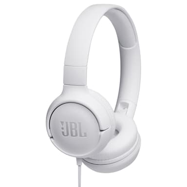 JBL Tune500 on-ear hovedtelefoner (hvid)