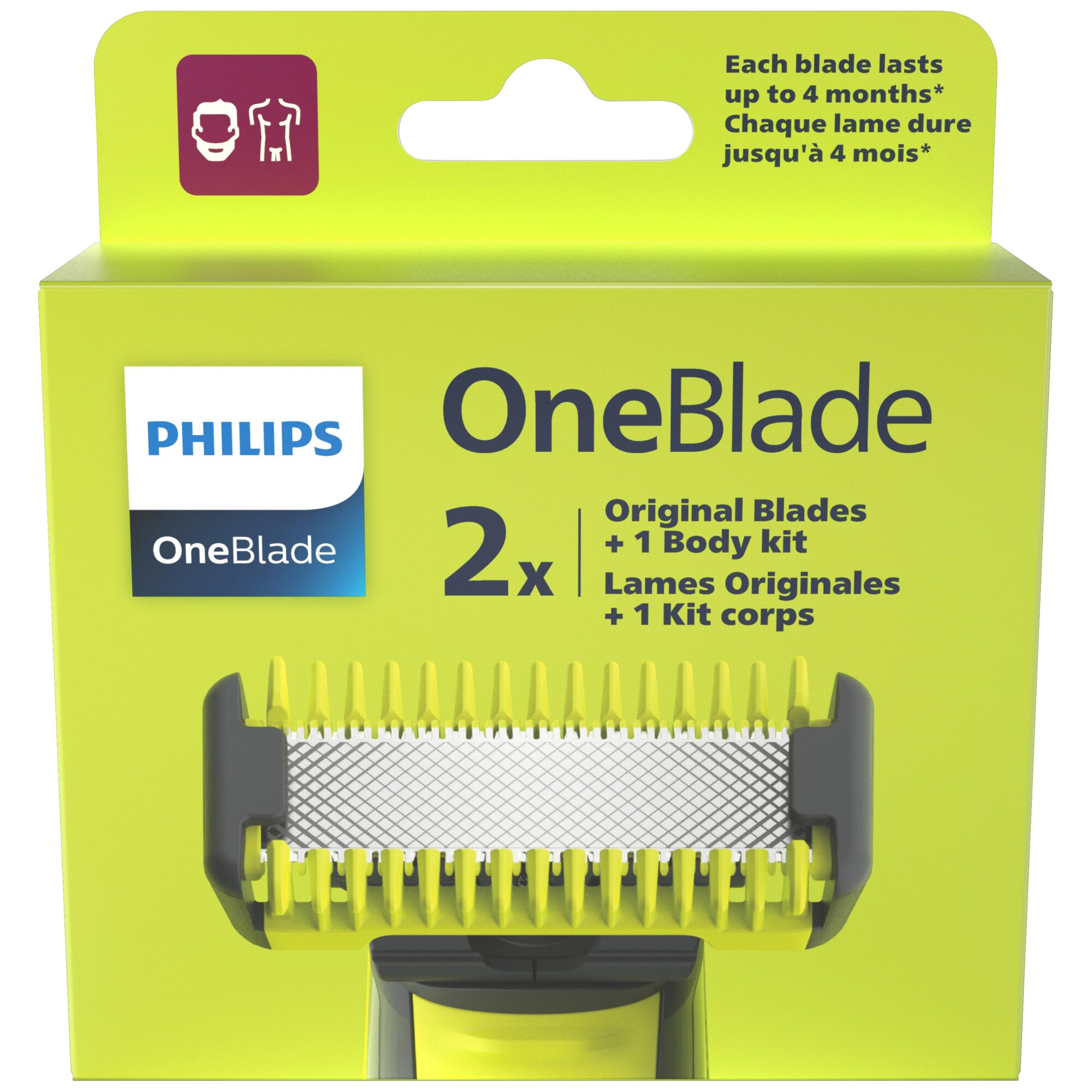 Philips OneBlade udskiftningsblad QP620/50V2 thumbnail