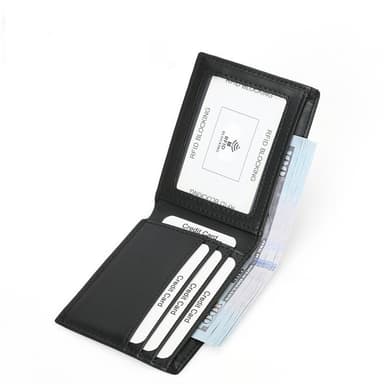 INF RFID-blokerende pung kortholder ultra slank Sort