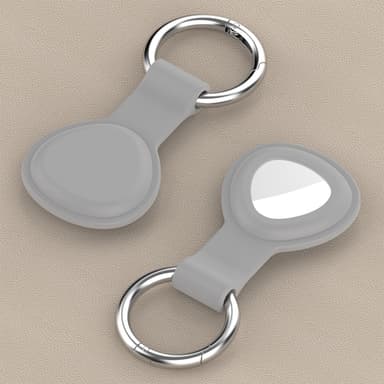 Nøglering Air Tag Case Grå Apple AirTag/Huawei Tag