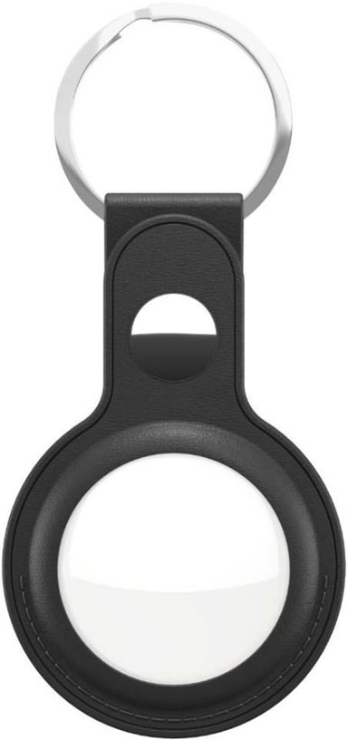 Keybudz lædernøglering til Apple AirTag (sort)