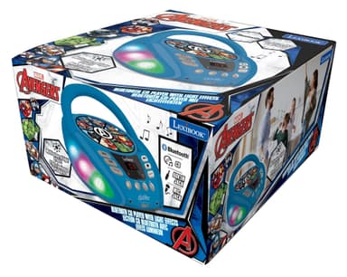 Avengers Bluetooth CD afspiller med lyseffekter