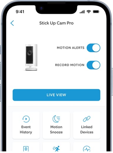 Ring Stick Up Cam Pro sikkerhedskamera (sort/plug-in)