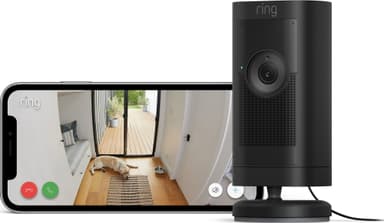 Ring Stick Up Cam Pro sikkerhedskamera (sort/plug-in)