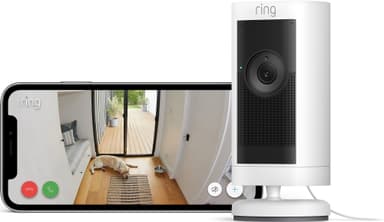Ring Stick Up Cam Pro sikkerhedskamera (hvid/plug-in)