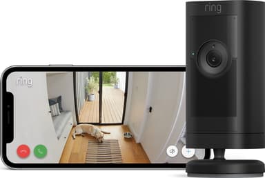 Ring Stick Up Cam Pro sikkerhedskamera (sort/batteri)