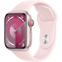 Apple Watch S9 41mm GPS+CEL (Pink Alu/Light Pink Sportsbånd) M/L