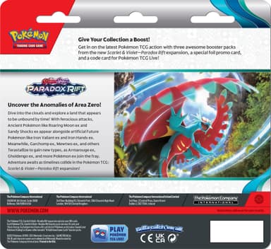 Pokémon Scarlet & Violet Paradox Rift 3-pk