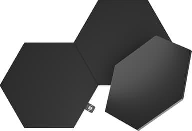 5: Nanoleaf Shapes Black Hexagons Expansion Pack (3 Panels)