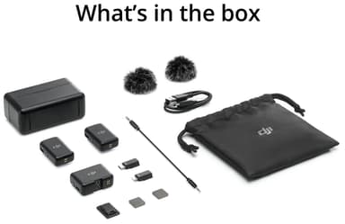 DJI Mic knaphulsmikrofon-sæt