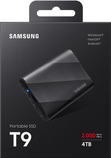 Samsung T9 4TB ekstern SSD
