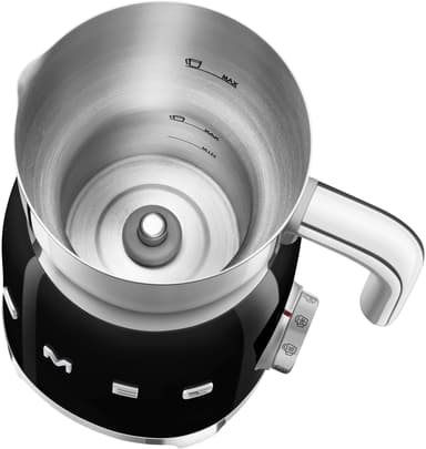 Smeg mælkeskummer i 50'er-stil MFF11BLEU (sort)
