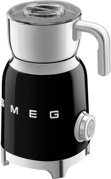 Smeg mælkeskummer i 50'er-stil MFF11BLEU (sort)