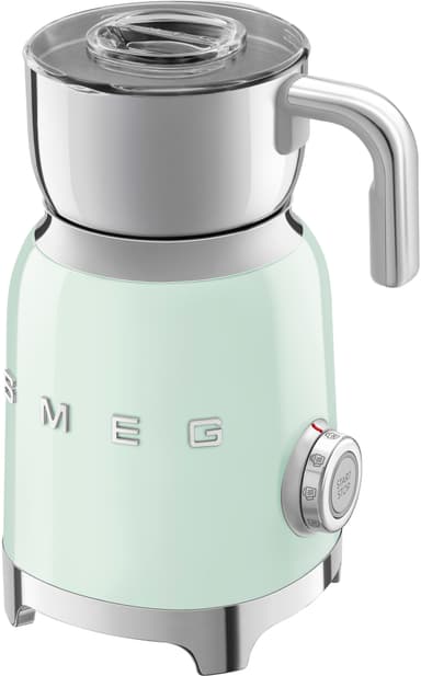 Smeg mælkeskummer i 50'er-stil MFF11BLEU (pastelgrøn)