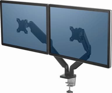 Fellowes Platinum dobbelt skærmholder (sort)
