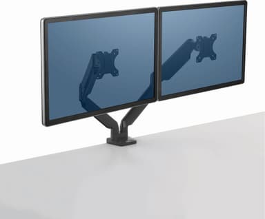 Fellowes Platinum dobbelt skærmholder (sort)
