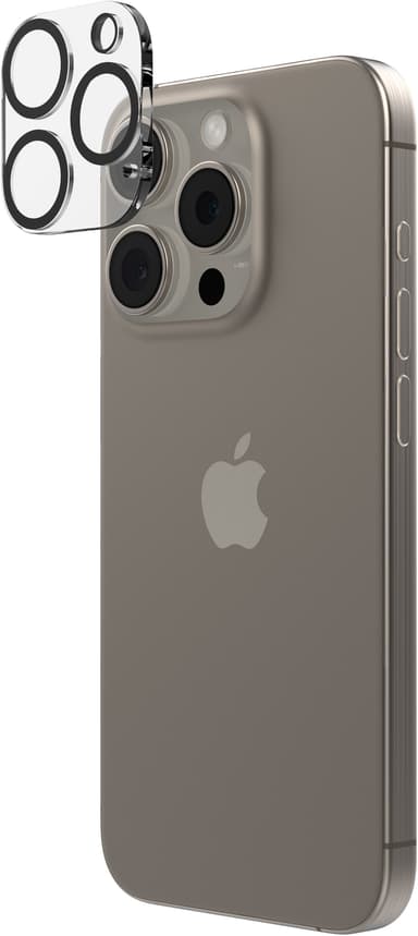 ZAGG InvisibleShield iPhone 15 Pro/iPhone 15 Pro Max Kameralinsebeskytter Glass Elite Camera Lens Protector