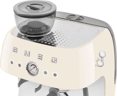 Smeg espressomaskine i 50'er-stil EGF03CREU (creme)