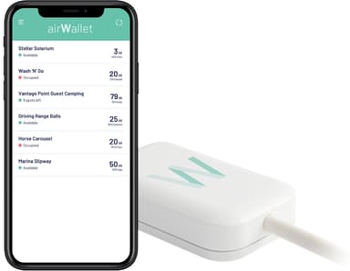 AirWallet Pro til professionelle vaskemaskiner