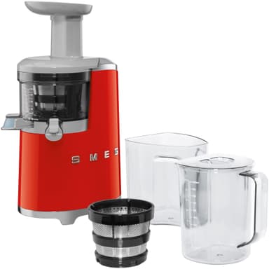 Smeg slowjuicer i 50'er-stil SJF01RDEU (rød)