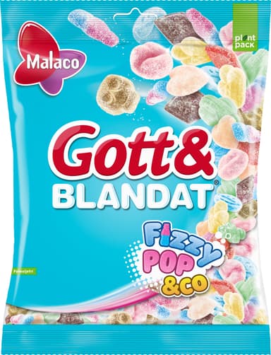 14: Malaco Godt og Blandet fizzy slik