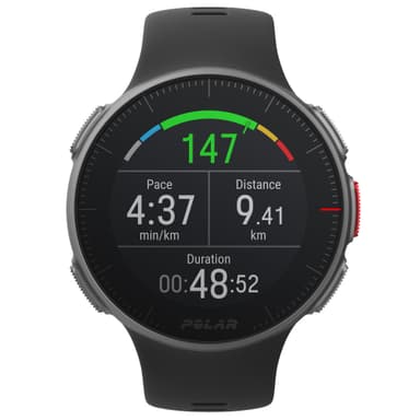 Polar Vantage V HR multisportsur (sort)