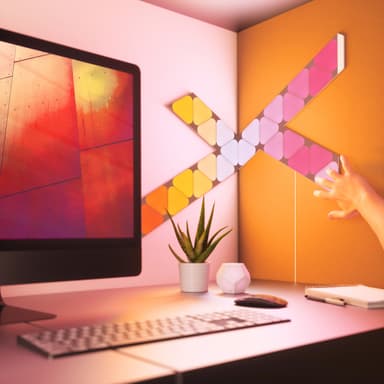 Nanoleaf Shapes Mini Triangles startersæt (9 paneler)